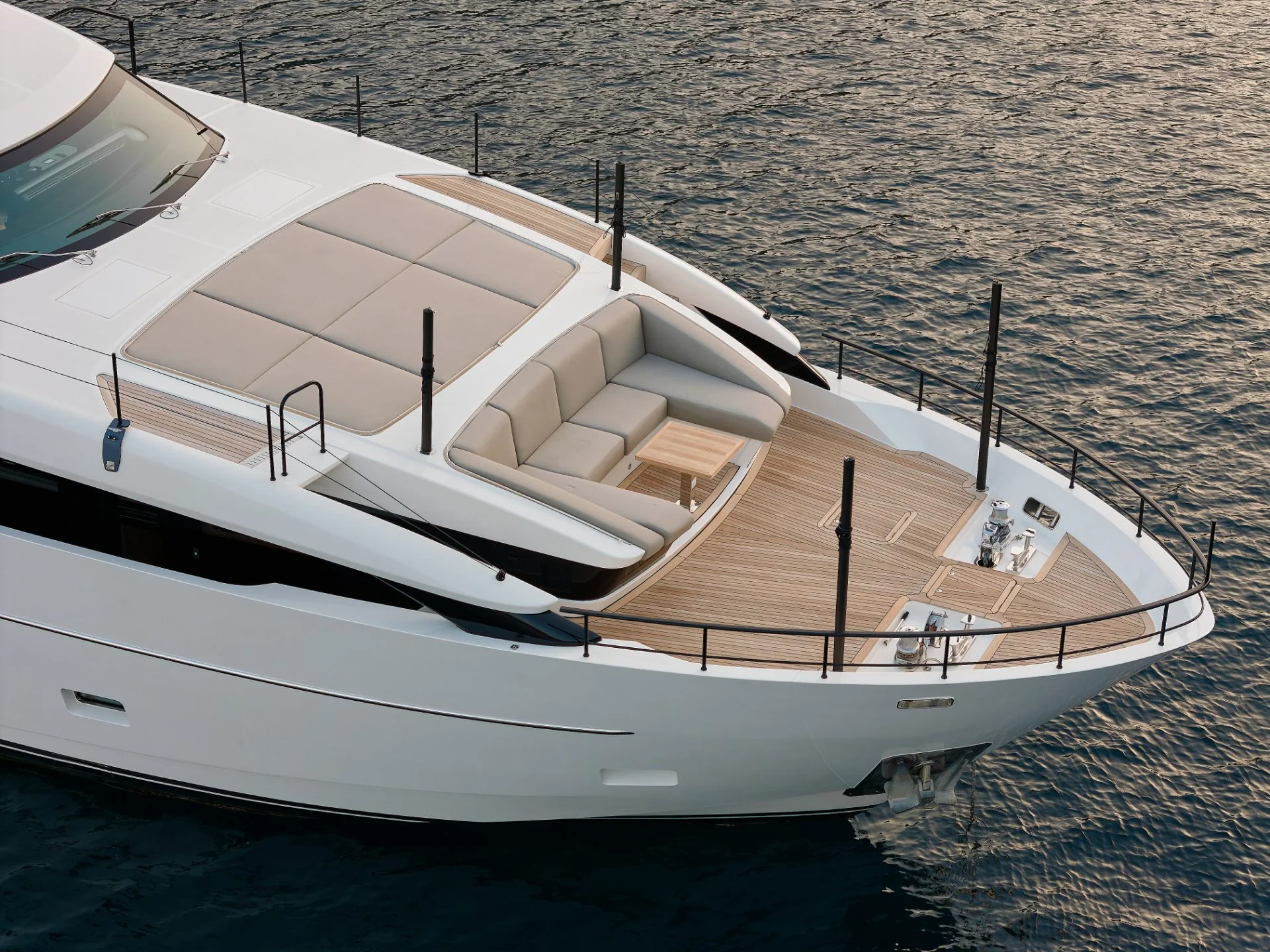 Foredeck from above